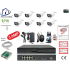 Home-Locking camerasysteem met NVR 5.0MP H265 POE met 8 bullet camera's 3.0MP CS-8-1516
