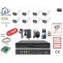 Home-Locking camerasysteem met NVR 5.0MP H265 POE met 8 bullet camera's 3.0MP CS-8-1516