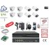 Home-Locking camerasysteem met bewegingsdetectie en NVR 8ch 8.0MP H265 POE met 4 dome metaal en 4 bullet metaal camera's 5.0MP CS-8-1522