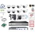 Home-Locking camerasysteem met bewegingsdetectie en NVR 5.0MP H.265 POE en 4 dome en 4 bullet camera's 3.0MP CS-8-1444D