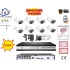 Home-Locking camerasysteem met bewegingsdetectie en NVR 5.0MP H265 POE en 8 bullet camera's  3.0MP CS-8-1534