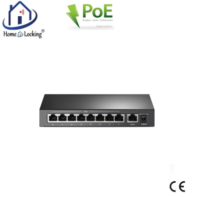 Home-Locking 8 kanaals switch POE CSW-541