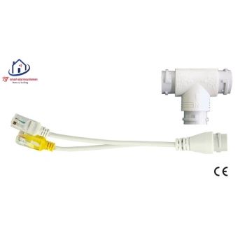 Home-Locking POE-splitter voor aansluiten van 2 IP-camera's op 1 UTP kabel RJ-652.