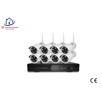 Home-Locking draadloos wifi ip-camerasysteem met 8 buitencamera's 1080P 2.0MP.CS-8-485 Home-Locking draadloos wifi ip-camerasysteem met 8 buitencamera's 1080P 2.0MP.CS-8-485