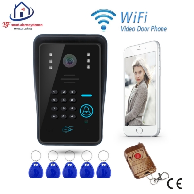 Home-Locking WIFI video deurtelefoon draadloos met toegangscontrole met ontgrendeling.DT-1103 Home-Locking WIFI video deurtelefoon draadloos met toegangscontrole met ontgrendeling.DT-1103