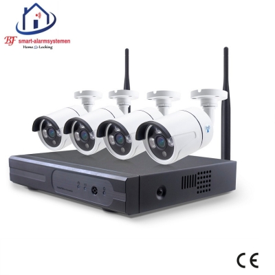 Smart WiFI set van 8 ip-camera's 2.0MP met NVR draadloos werkt met Amazon Alexa / Google Assistance.T-2057 Smart WiFI set van 8 ip-camera's 2.0MP met NVR draadloos werkt met Amazon Alexa / Google Assistance.T-2057