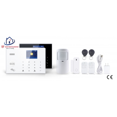 Smart WiFI alarmsysteem set werkt met Amazon Alexa / Google Assistance.T-2084 Smart WiFI alarmsysteem set werkt met Amazon Alexa / Google Assistance.T-2084