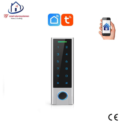 Home-Locking wifi/bluetooth-toegangscontrole door vingerafdruk,ID-kaart,wachtwoord met bediening via Smart Life APP. T-1142