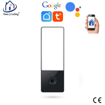 Home-Locking led muur lamp met WIFI Ip-camera 2.0MP met bediening via Smart Life APP werkt met Alexa en Google spraaksturing T-2005.