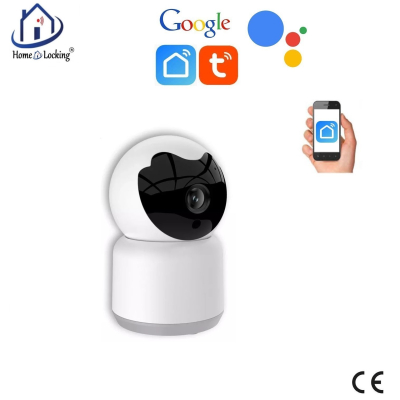 Home-Locking PTZ ip-camera met bewegingsdetectie en bediening via Smart Life APP werkt met Alexa en Google spraaksturing 3.0MP T-2007