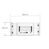 Home-locking WiFi universele schakelaar 1 kanaal met bediening via Smart Life APP werkt met Alexa en Google spraaksturing. T-2010