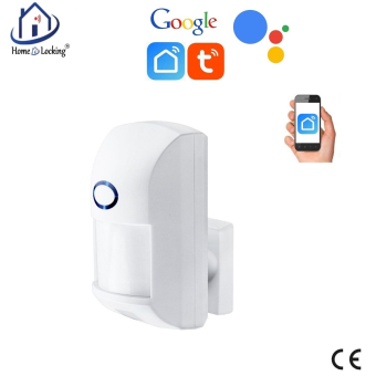 Home-locking WiFi PIR-detector met bediening via Smart Life APP werkt met Alexa en Google spraaksturing. T-2015