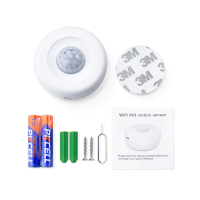Home-locking WiFi PIR-detector 360° met bediening via Smart Life APP werkt met Alexa en Google spraaksturing. T-2021