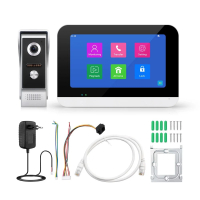 Smart WIFI deur intercom touchscreen met bediening via Smart Life APP. T-2301