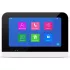 Smart WIFI deur intercom met touchscreen bediening en kan samen werken met Alexa en Google spraaksturing met bediening via Smart Life APP. T-2303