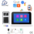 Smart WIFI deur intercom met touchscreen bediening en kan samen werken met Alexa en Google spraaksturing met bediening via Smart Life APP. T-2303