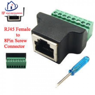 Home-Locking RJ45 vrouw schroef aansluiting RJ-648 Home-Locking RJ45 vrouw schroef aansluiting RJ-648
