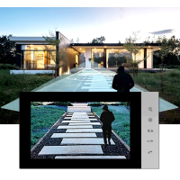 Home-Locking binnen bedieningspaneel 7" voor deur videofoon 4 draads.DT-1122B