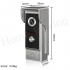 Home-Locking buiten bedieningspaneel opbouw voor deur videofoon 4 draads. DT-1115A