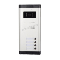 Home-Locking complete deur video videofoon 4 draads met 2 binnen schermen.DT-1476