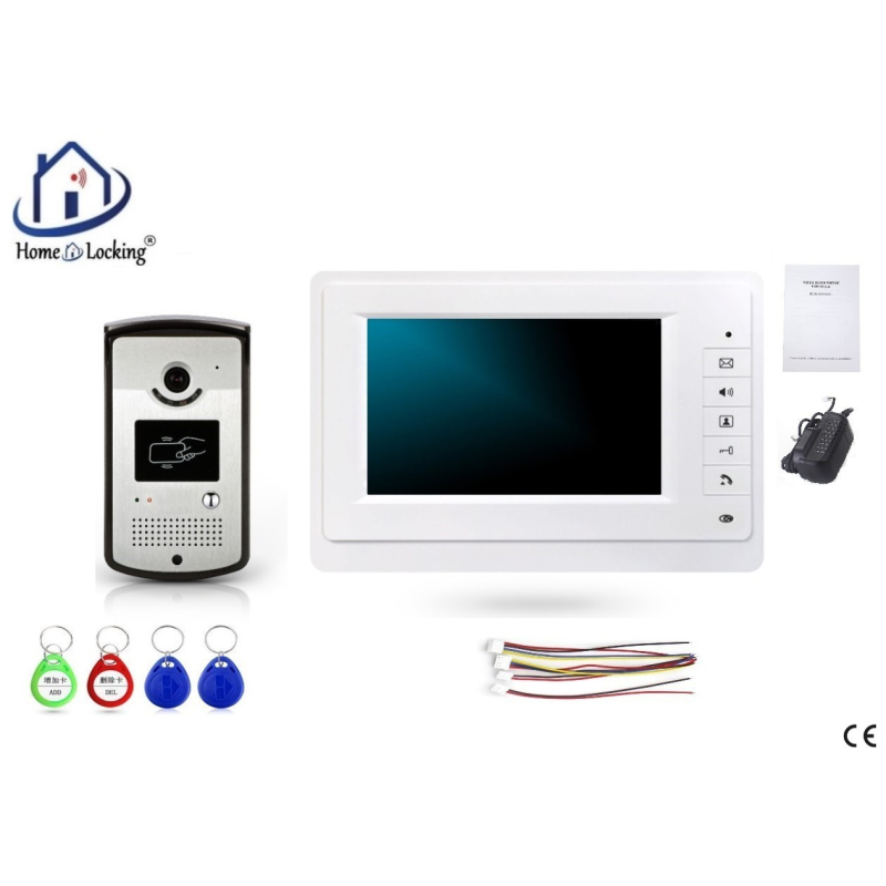 Home-Locking complete deur videofoon 4 draads met ID-kaart.DT-2216