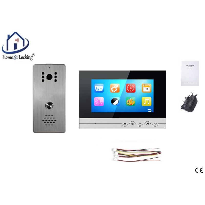 Home-Locking complete deur videofoon 4 draads.DT-2238