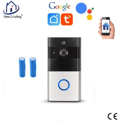 Smart WiFi HD video deurbel 2.0MP met bediening via Smart Life APP werkt met Alexa en Google spraaksturing.T-2049