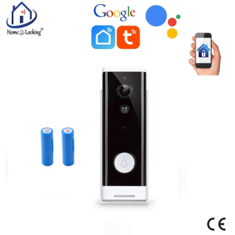 Smart WiFi HD video deurbel 2.0MP met bediening via Smart Life APP werkt met Alexa en Google spraaksturing.T-2090