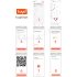 Smart WiFi HD video deurbel 2.0MP met bediening via Smart Life APP werkt met Alexa en Google spraaksturing.T-2090