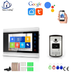 Smart WIFI deur intercom met bediening via Smart Life APP werkt met Alexa en Google spraaksturing.T-2102