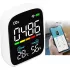 Home-locking WiFi temperatuur/vochtmeter en CO detectie met bediening via Smart Life APP werkt met Alexa en Google spraaksturing. T-2059